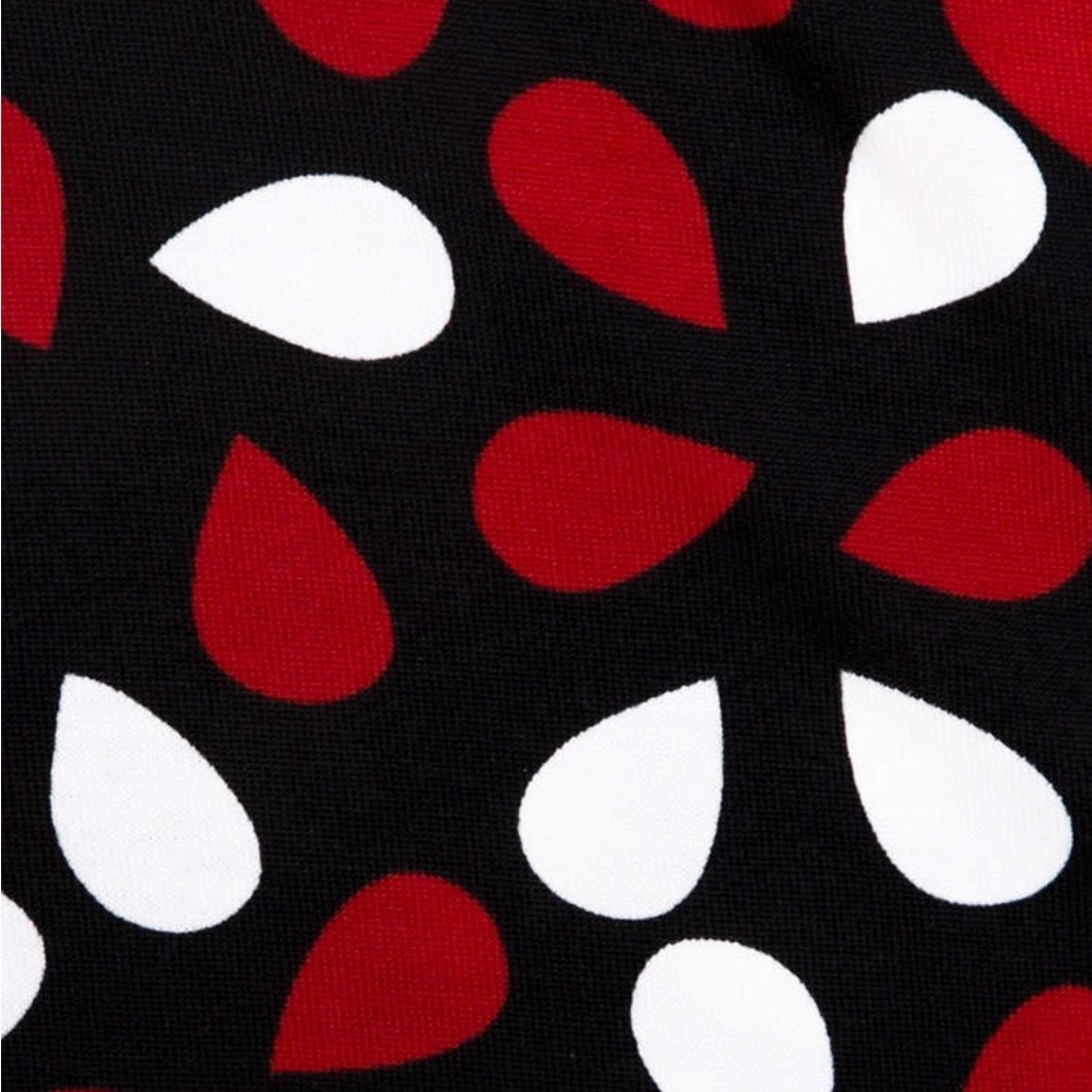 ✨ICONIC✨ Diane von Furstenberg Geometric Long Sleeve Wrap Dress Size 6 - Picture 3 of 7